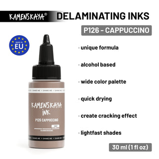 Delaminating Alcohol Ink P-126 'Cappuccino'