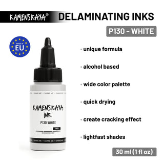 Delaminating Alcohol Ink P-130 'White'